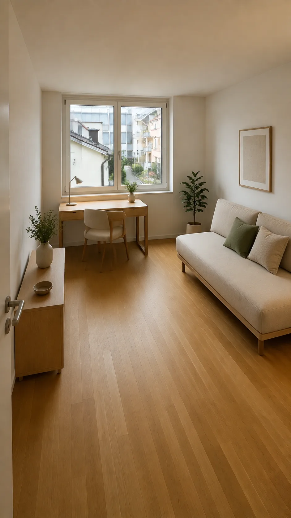Arbeitszimmer, eingerichtet, Visualisierung
